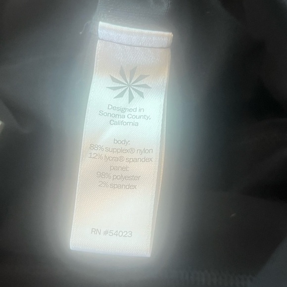 Athleta Delancy Moto Tight Minimalistic Black size Small S leggings - Picture 5 of 11